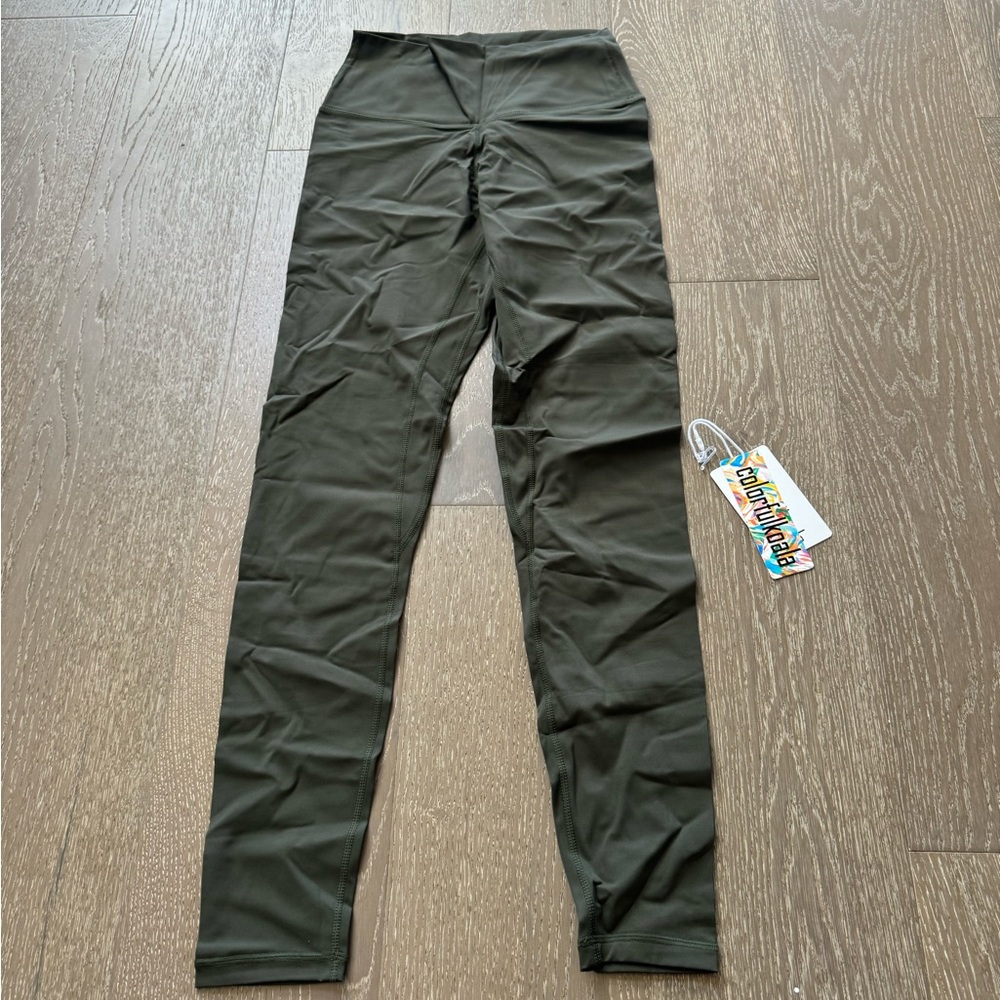 Colorful Koala olive green leggings